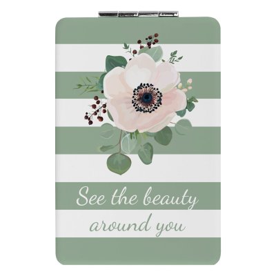 BELLA R, plastično ogledalce, belo