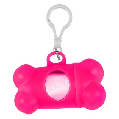 CODY, držač sa higijenskim kesicama za ljubimce, 15 kom, ciklama