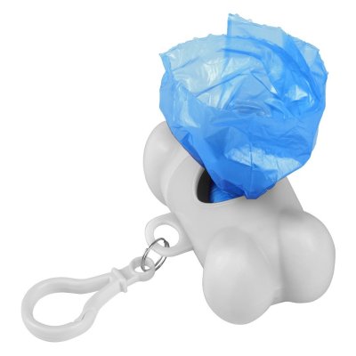 CODY, držač sa higijenskim kesicama za ljubimce, 15 komada, beli