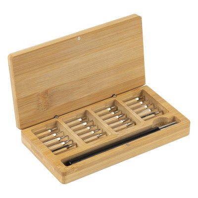 BOXICA, odvijač sa izmenjivim ulošcima, 24 funkcije, bež