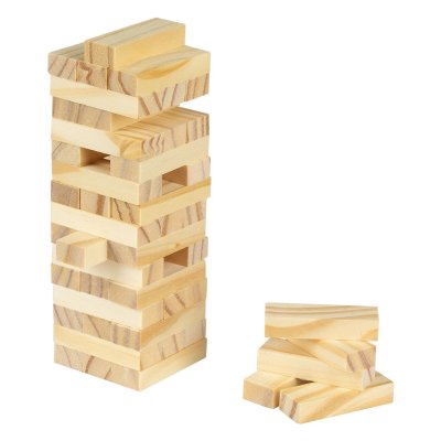 TOWER 54, društvena igra drveni toranj, 54/1, bež