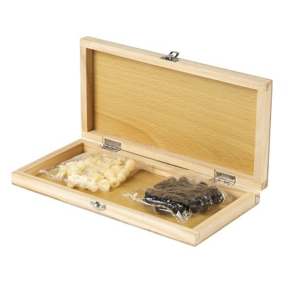 GAMBIT, drveni šah, bež