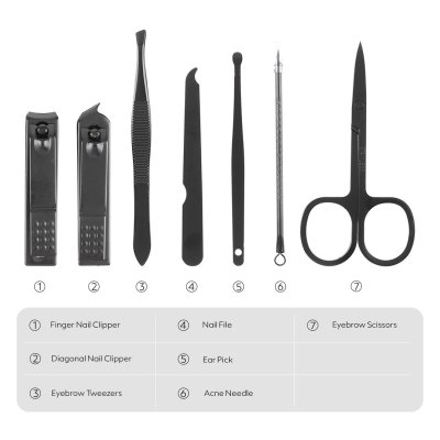 KEN, manikir set, 7/1, crni