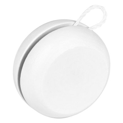 JO-JO, drvena igračka jo-jo, bela