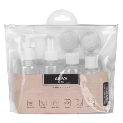 ARIVA, set putnih bočica, 8/1, beli