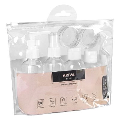 ARIVA, set putnih bočica, 8/1, beli