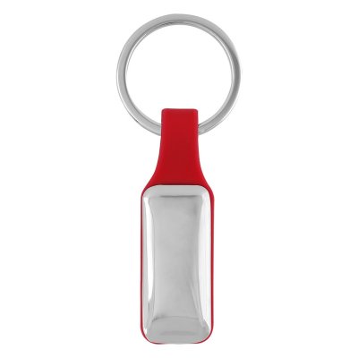 CORSO R, metalni privezak za ključeve, crveni