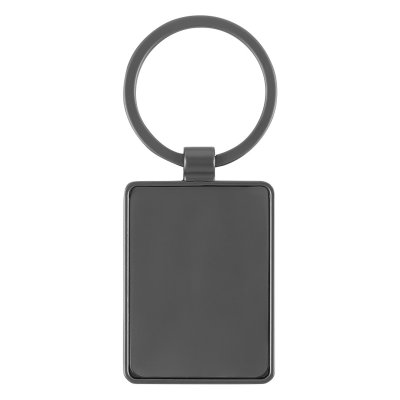 NOIR R, metalni privezak za ključeve, tamno metalni