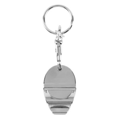 BASTION, metalni privezak za ključeve, 2 u 1, sjajno metalni