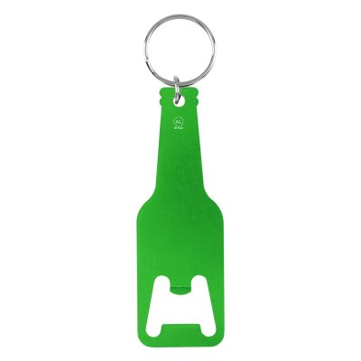 FIZZ, privezak za ključeve sa otvaračem za flaše, svetlo zeleni