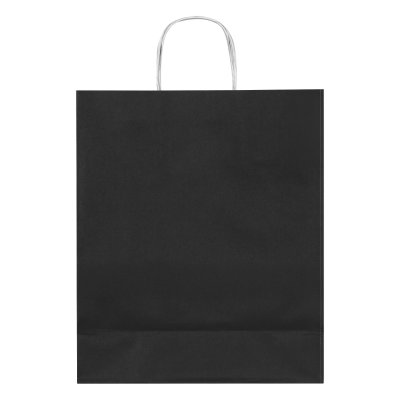 LEXA, papirna kesa, 110 g/m2, crna