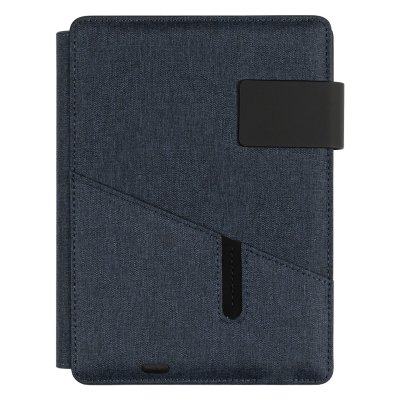 POWER NOTE, portfolio sa notesom a5 i pomoćnom baterijom, 5.000 mah, plavi