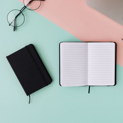 NOTE MINI, notes a6, crni