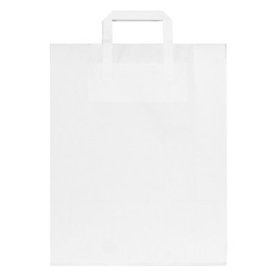 POPPY, papirna kesa, 80 g/m2, bela