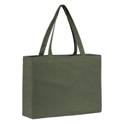 OLIVE, torba od recikliranog pamuka, 300 g/m2, maslinasta