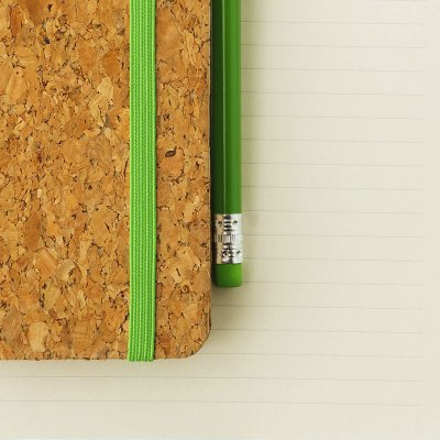 CORK A5, notes a5, narandžasti