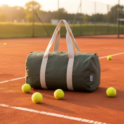 BOUNTY, sportska torba od recikliranog pamuka, 320 g/m2, crvena