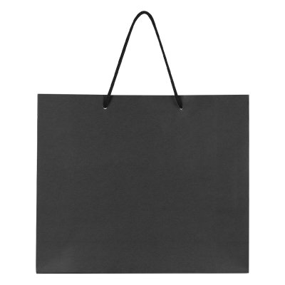 IRIS, papirna kesa, 170 g/m2, crna