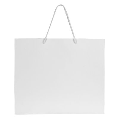 IRIS, papirna kesa, 170 g/m2, bela