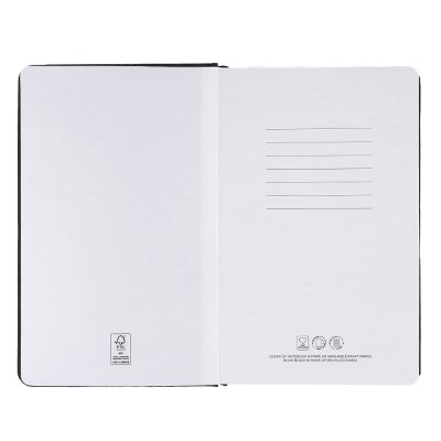 CEYLON, notes a5 sa džepom za telefon, crni