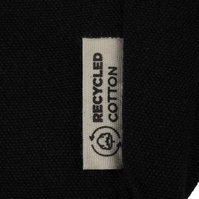 HERITAGE, ranac od recikliranog pamuka, 280 g/m2, crni