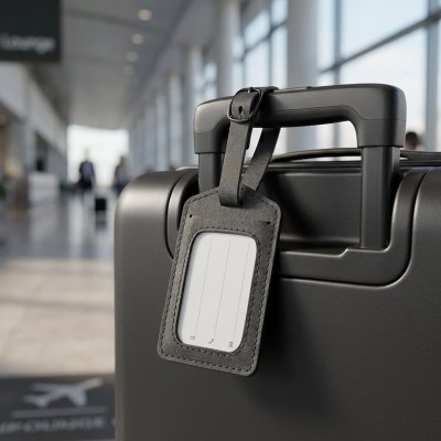 ARUBA, identifikaciona kartica za putnu torbu, crna