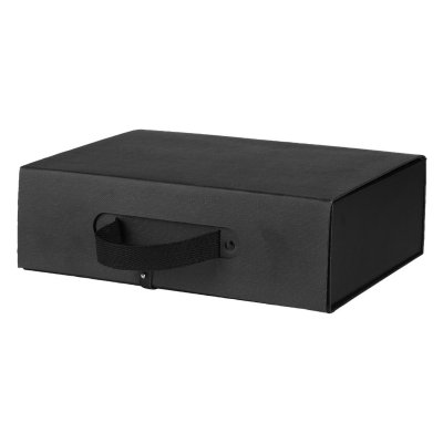 PACCO PLUS, samosklopiva poklon kutija sa mehanizmom, crna