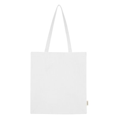 FRAGOLA, torba od recikliranog pamuka, 220 g/m2, bela