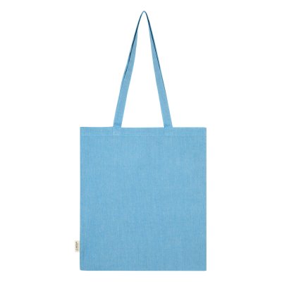 NATURELLA MELANGE 120, torba od recikliranog pamuka, 120 g/m2, tirkizno plava