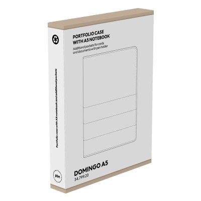 DOMINGO A5, portfolio sa notesom a5, plavi