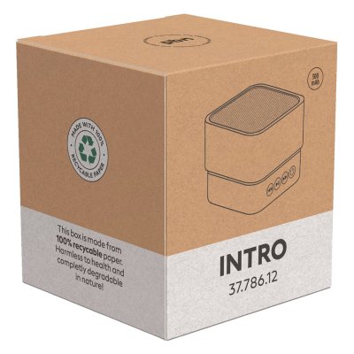 INTRO, bežični zvučnik, 3w, sivi