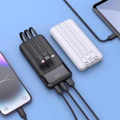 CONNECTOR, pomoćna baterija, 10.000 mah, crna