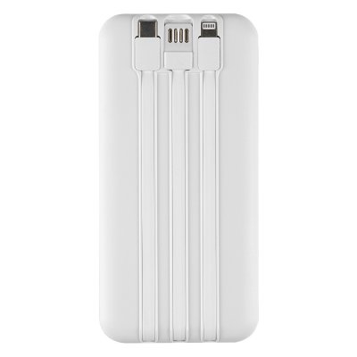 CONNECTOR, pomoćna baterija, 10.000 mah, bela