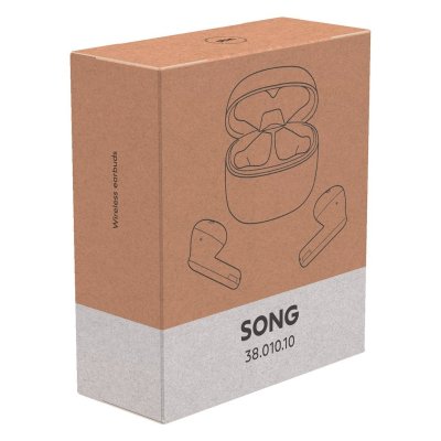 SONG, bežične stereo slušalice, crna