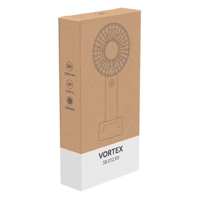 VORTEX, ventilator sa 3 brzine i držačem za telefon, beli
