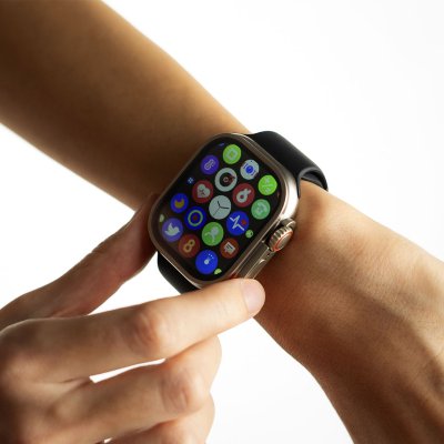 TRINITY, pametni sat, crni