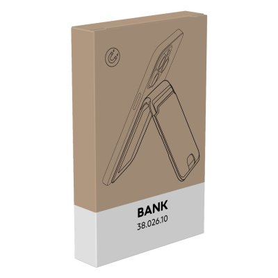BANK, držač kartica i držač za telefon sa magnetom, crni