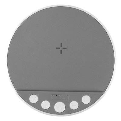 RENNE, bežični zvučnik 3w, bežični punjač 15w, sa 6 melodija za spavanje, beli