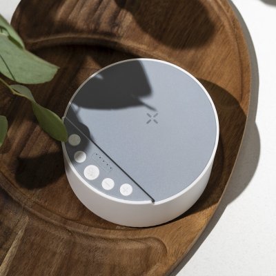 RENNE, bežični zvučnik 3w, bežični punjač 15w, sa 6 melodija za spavanje, beli