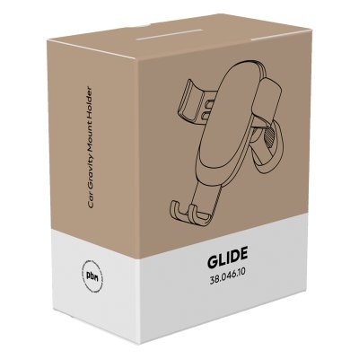 GLIDE, držač mobilnih telefona za automobil, crni