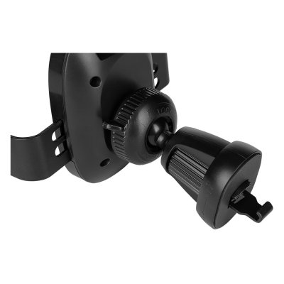 GLIDE WIRELESS, držač i bežični punjač mobilnih telefona za automobil, 15w, crni