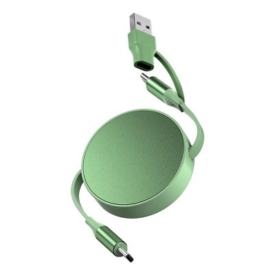 FURIO 2IN1, usb type-c kabl za punjenje i prenos podataka, 2 u 1, 240w, mint