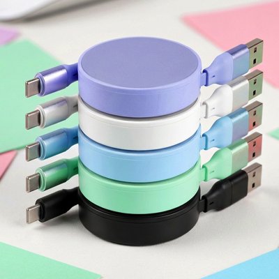 FURIO 2IN1, usb type-c kabl za punjenje i prenos podataka, 2 u 1, 240w, mint