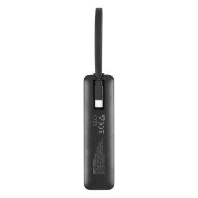 ZEST 5PD, pomoćna baterija, 5.000 mah, crna