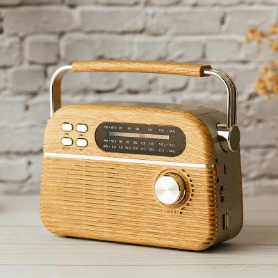 RETRO TUNE, radio i bežični zvučnik, 3w, bež