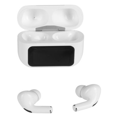 DECIBEL PLUS, bežične stereo slušalice, bele