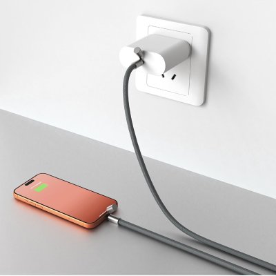 NET 65W, type-c kabl za punjenje i prenos podataka, 65 w, tamno sivi