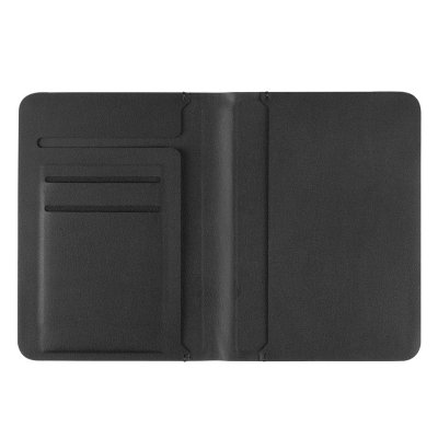 PASSPORT FINDER, futrola za pasoš sa funkcijom lociranja, crni