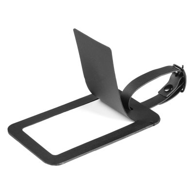 LUGGAGE FINDER, identifikaciona kartica za putnu torbu sa funkcijom lociranja, crni