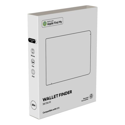 WALLET FINDER, novčanik sa funkcijom lociranja, apple findmy, crni
